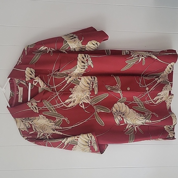 Tommy Bahama Silk Short-sleeved Shirt - Picture 1 of 6